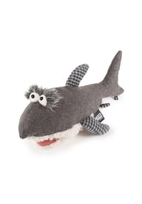 sigikid® - Kuscheltier Main Haichen, BeastsTown ,  für Erwachsene und Kinder, für Kinder und Erwachsene - grau