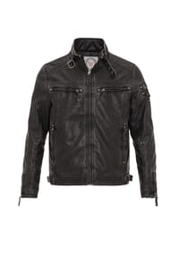 CIPO & BAXX® - Winterjacke im unifarbenen Look - ANTHRACITE