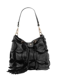 Samantha Look - Handtasche Echt Leder, Made In Italy - cognac