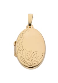 Adelia's - Damen Gold Schmuck 333 Gold Medaillon Anhänger - gold