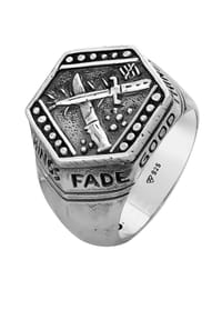 HAZE & GLORY - Ring Siegelring - Knife 925 Silber - Silber