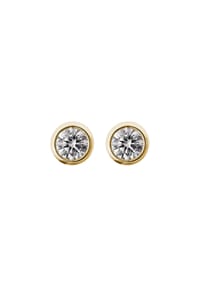 LYOMI - Ohrstecker 585/- Gold 2 Diamant Lab Grown 0,50ct. - gelb