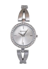 MANGUUN - Damen-Armbanduhr, "37130" - SILBER
