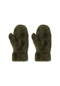 MANGUUN - Fäustlinge, Kunstfell, für Damen - 0  BLACK