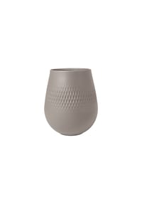 Villeroy & Boch Vase Carré klein Manufacture Collier taupe - Manufacture Collier taupe - taupe