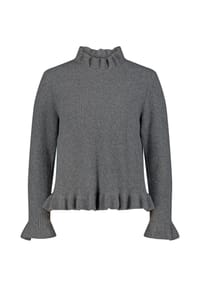 CARTOON - Strickpullover mit Stehkragen - Grau