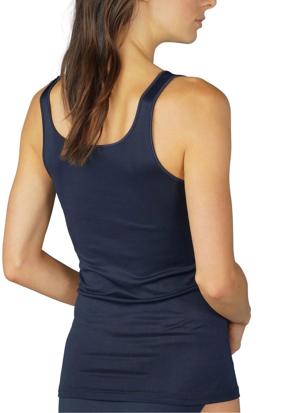 mey Emotion Top, Figurbetont, FüR Damen, Blau, 44