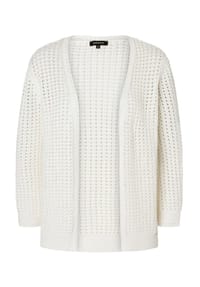 MORE & MORE - Strickjacke, 3/4-Arm, für Damen - 0041 OFF WHITE