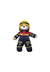 Simba - Kuscheltier Feuerwehr Plüschbär Rosenbauer, 30 cm - mehrfarbig