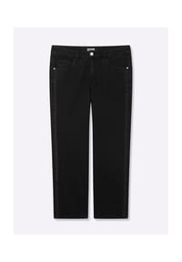 sheego - Gerade Jeans - black denim