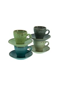 CreaTable Nature Collection Bunt, Espressotassen 8-tlg - Nature Collection - bunt