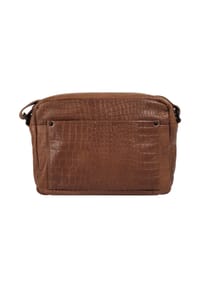 BETTY BARCLAY - Umhängetasche Echt Leder - cognac