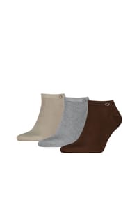 Calvin Klein - Sneakersocken, 3er-Pack, für Herren - 001 BLACK