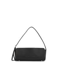 KAZAR STUDIO - Baguette-Tasche aus schwarzem Leder in Schwarz mit minimalistischem Design - Schwarz