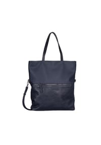 TOM TAILOR GIA - Shopper, Kunstleder, Reißverschluss, für Damen - DARK BLUE