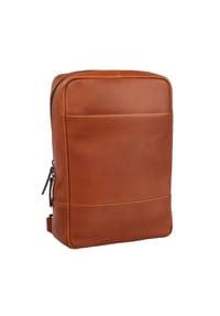 Heyden HAMBURG - Umhängetasche, Leder, Zipper, uni, für Herren - COCNAC
