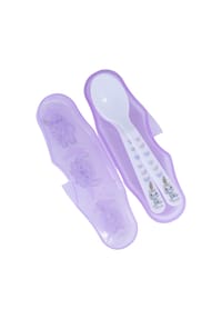 Disney - Disney Stitch Kinderlöffel Set 2-teilig – Reisebesteck mit Etui für - Lila 23x15x3 cm