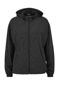 VENICE BEACH - Trainingsjacke "Moina", verstellbare Kapuze, für Damen - 0200 LAVA EMBOSSED