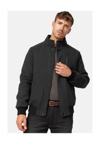 INDICODE - Winterjacke Bob - Mini Herringbone Black