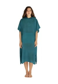 normani® - Damen Mikrofaser Badeponcho Nosara - Blau