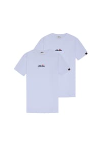 ellesse - Herren T-Shirt 2er Pack - OLLIO 2, Kurzarm, Rundhals, Logo, Baumwolle, einfarbig - Dunkelblau