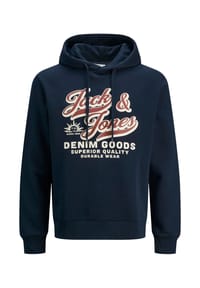 JACK & JONES - Sweatshirt / Hoodie Logo - Hellgrau melange