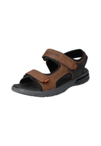 bugatti - Lederimitat Sandalen - Braun/Schwarz