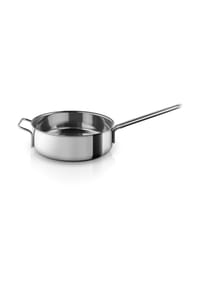 eva solo - Stainless Steel Sauteuse, Induktionsgeeignet, Aluminium, Edelstahl, Polished Steel, 24 cm - Polished steel