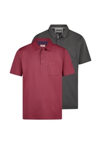 redmond - Poloshirt 2er Pack Basic - Beige