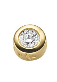 Adelia's - Adelia's Damen Anhänger 585 Gold ( 14K ) mit 1 Brillant ( 0,2 ct ) – Goldanhänger - gold