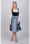 EDELNICE Midi Dirndl Luna Samt Blau Bild 12