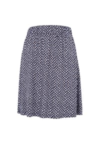 zero - Gerader Rock, Gummibund, für Damen - 8811 BLUECREAM