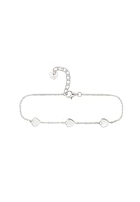 caї - Armband 925 Sterling Silber rhodiniert Herz 925/- Sterling Silber ohne Stein - weiß