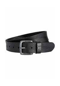 camel active - Gürtel, Leder, Dornschließe, für Herren - 09 BLACK