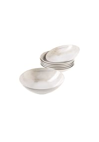 MÄSER Salatschüssel-Set, Steinzeug Ossia - Ossia - Weiß / Beige
