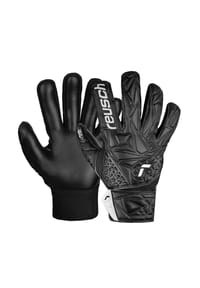 reusch - Torwarthandschuhe "Attrakt Starter Solid Finger Support Junior"", Klettverschluss, für Kinder - 2210 hyper orng/elec blue