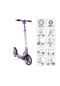 SIX DEGREES - Aluminium Scooter 205 mm lila - lila