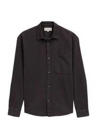 TOM TAILOR - Freizeithemd, Comfort Fit, Langarm, Kent-Kragen, für Herren - 29476 COAL GREY