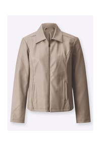 Sieh an! - Lederimitat-Jacke - eucalyptus