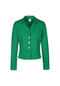 MADELEINE - Kurzer Jerseyblazer mit modischer Struktur - apfelgrün