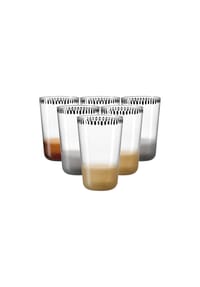 Ritzenhoff & Breker Trinkgläser Natura 400 ml 6er Set - NATURA - braun