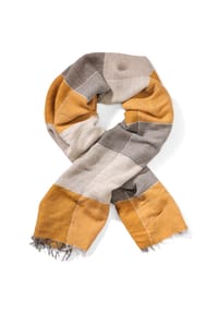 collezione alessandro® - Schal Karla aus angenehm weichem Material - senf