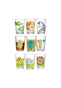 Ritzenhoff & Breker - Kindergläser verschiedene Motive 205 ml 9er Set bunt - bunt