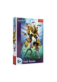 Trefl - Puzzle Tranformers, Kinderpuzzle, 100 Teile, 41 x 27.5 cm - 