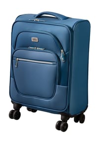 GLOBETROTTER ITZ - 4-Doppelrollen-Trolley, TSA Zahlenschloss, Emblem - NAVY