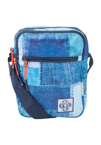 GALERIA - Schultertasche, Zweiwegereißverschluss, Reißverschlussfach - DES.F/DENIM PRINT