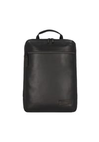 JOST STOCKHOLM - Rucksack, Rindleder, Reißverschlussfach - 001 SCHWARZ
