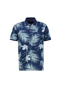 LERROS - Modisches Poloshirt, sommerlich gemustert - CLASSIC NAVY