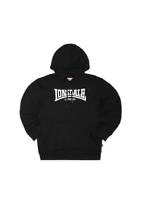 LONSDALE™ - Herren Kapuzensweatshirt normale Passform BICKINGTON - Black/White