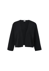 s.Oliver BLACK LABEL - Strickjacke, 3/4-Ärmel, für Damen - 9999  GREY/BLACK